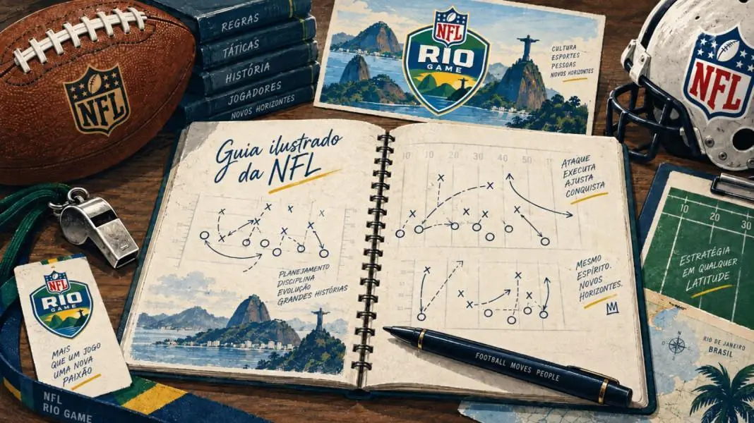 Ravens e Cowboys vão se enfrentar no Maracanã no dia 27 de setembro, começando às 17h25. É bom saber o básico do futebo…