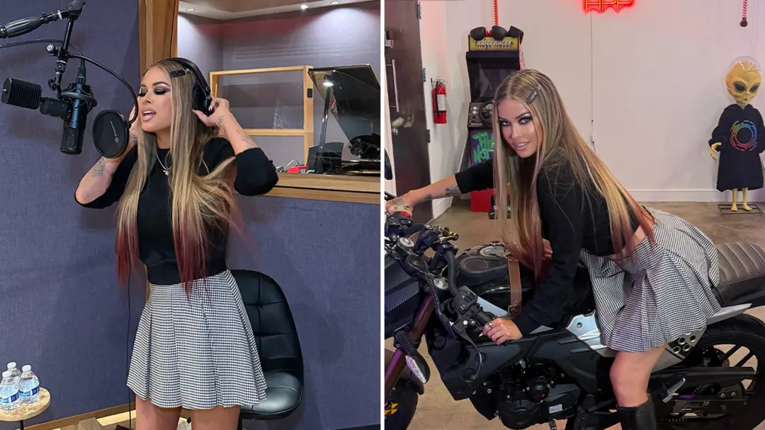 Carmen Electra voltou a cantar no estúdio Fab Factory Studios em North Hollywood. Ela tá trabalhando em uma música anos…