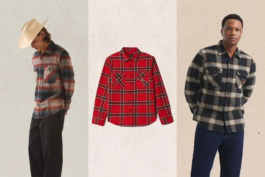 Brixton Bowery flannel entrou na lista de peças essenciais para o outono. Acho que essa peça funciona bem porque é vers…