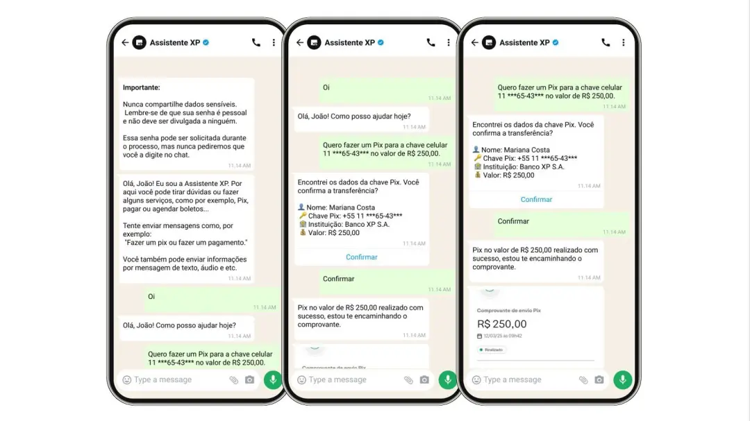 XP lança Assistente de Conta no WhatsApp, permitindo pagamentos e consultas de saldo diretamente pelo canal. Isso tenta…