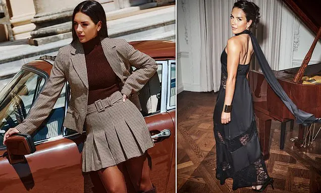Gemma Owen modelou a coleção debut Lipsy London, transitando entre looks country e um vestido sem costas. É interessant…