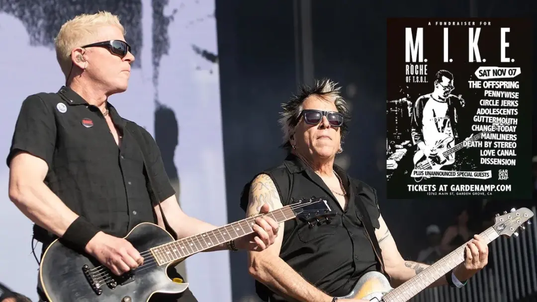 The Offspring, Pennywise e outros nomes do punk vão fazer um show beneficente no Garden Amphitheatre, em Garden Grove, …