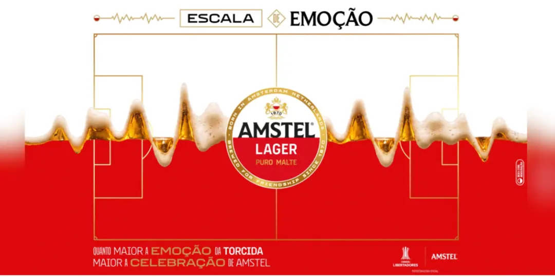Neo Química Arena e Maracanã estreiam Escala de Emoções da Amstel na Libertadores, medindo gritos e cantos dos torcedor…