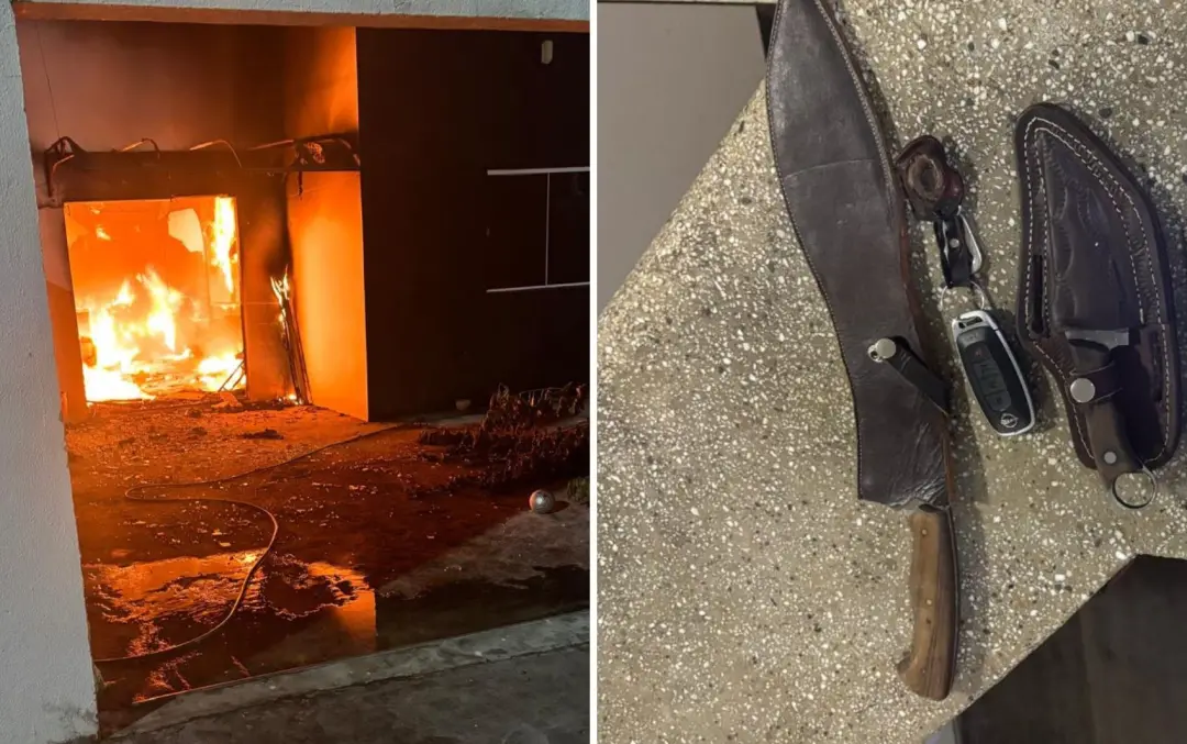 Teixeira de Freitas, sul da Bahia, teve um homem de 40 anos preso por agredir companheira e tentar incendiar a casa del…
