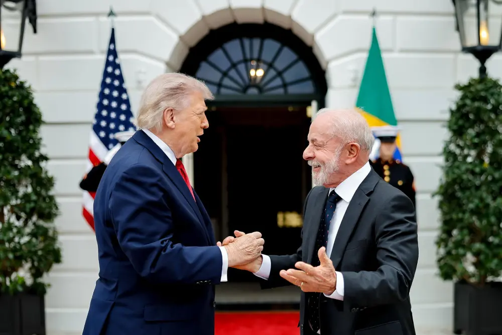 Lula chamou Trump de amigo e alertou contra interferência nas eleições brasileiras. A soberania do povo brasileiro é o …