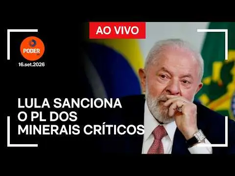 Lula sanciona o PL 2.780 de 2024, instituindo a Política Nacional de Minerais Críticos e Estratégicos no Palácio do Pla…