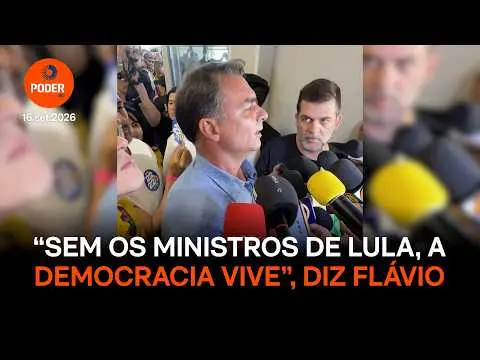 Flávio Bolsonaro disse que a democracia vive sem ministros indicados por Lula no Supremo. A visão dele foca na suposta …