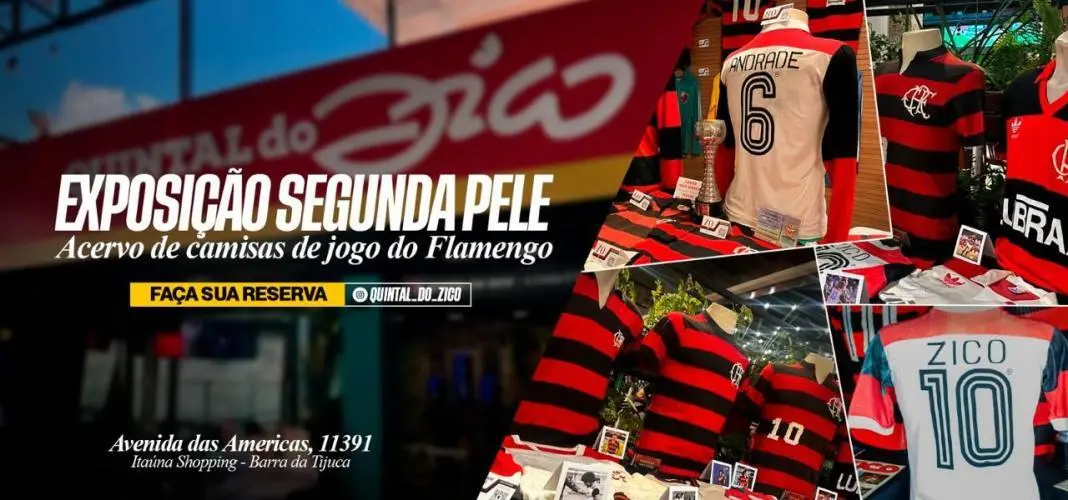 Exposição de objetos históricos do Flamengo vai rolar no Quintal do Zico, na Barra da Tijuca, começando no dia 19. Ver …