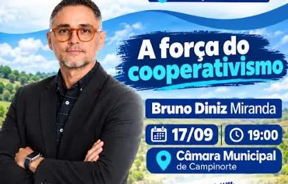 Campinorte vai celebrar o Dia do Cooperativismo nesta quinta, dia 17, com palestra na Câmara Municipal sobre a força de…