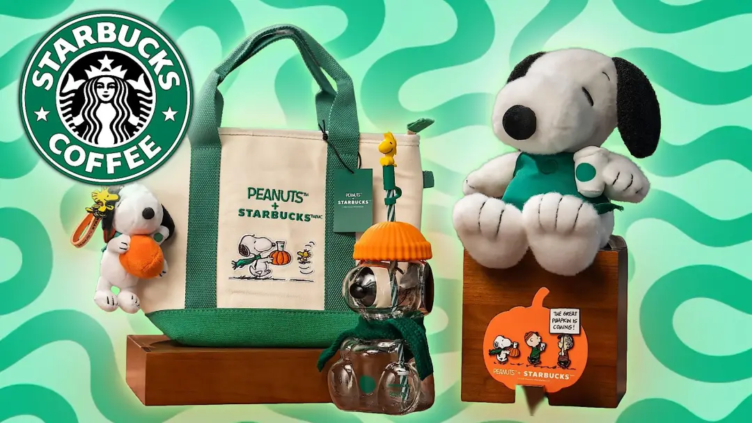 Starbucks e Peanuts lançam colaboração global com produtos e drinks exclusivos a partir de 15 de setembro. Acho um char…