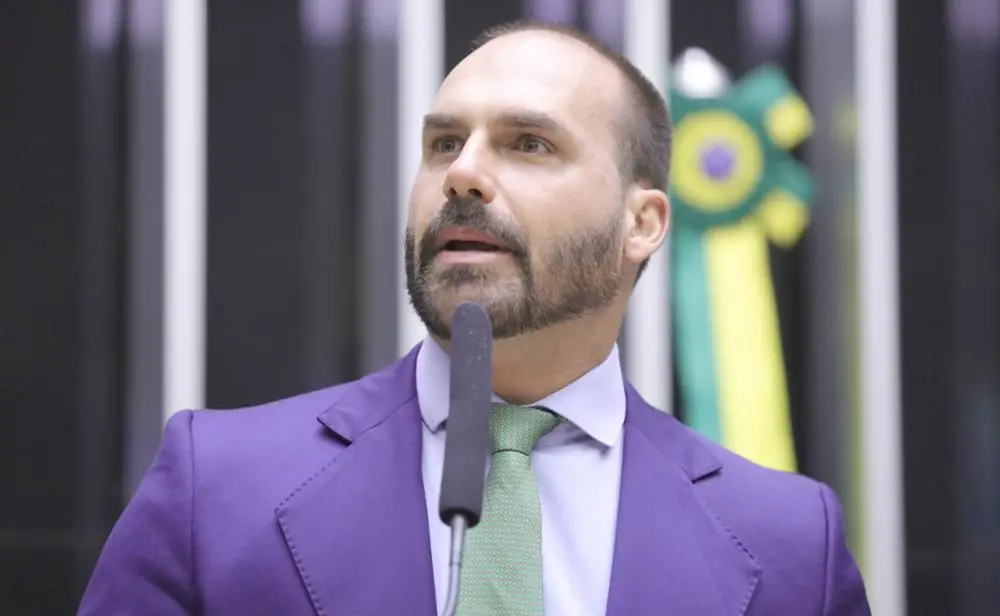 Eduardo Bolsonaro e jornalista em Washington buscaram apoio do governo Trump para reativar sanções Magnitsky contra Mor…