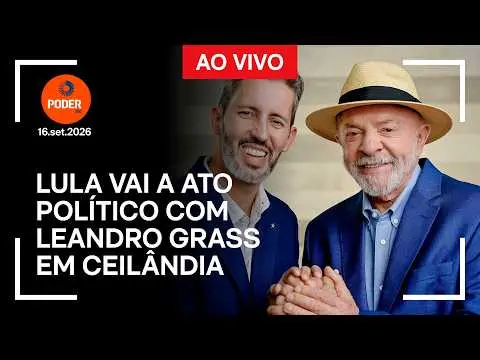 Lula vai a um ato político em Ceilândia, DF, com Leandro Grass na Praça do Trabalhador nesta quarta. A articulação most…