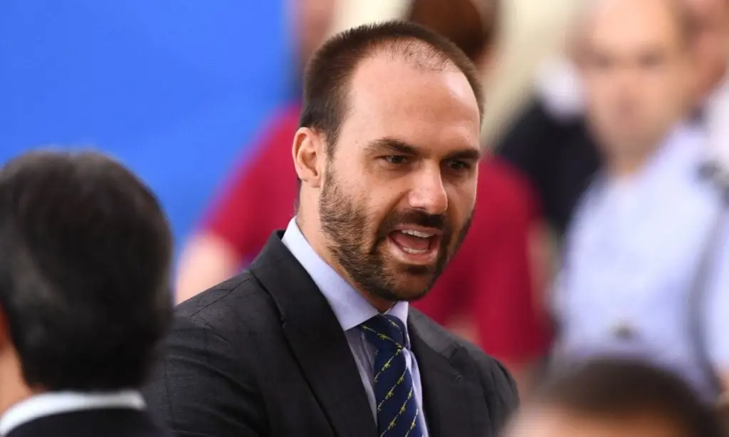 Eduardo Bolsonaro e Paulo Figueiredo pediram ao governo Trump sanções dos Estados Unidos contra Moraes, Mendes e Dino n…