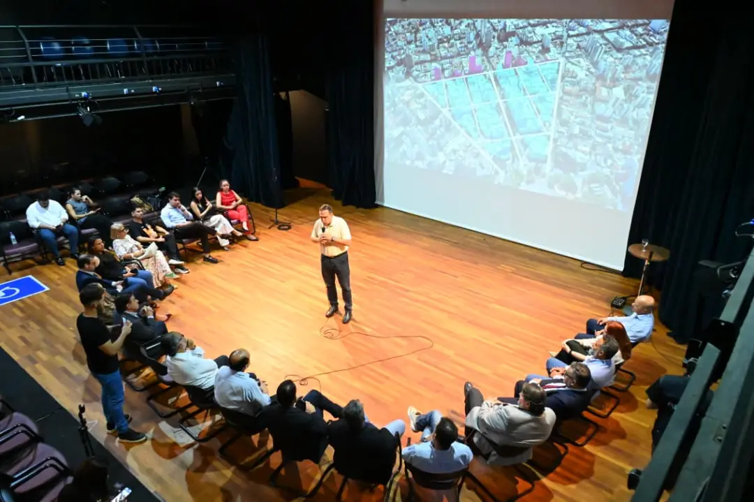 Mabel apresentou propostas de revitalização do Centro de Goiânia para as entidades empresariais. A gestão fala em Morar…