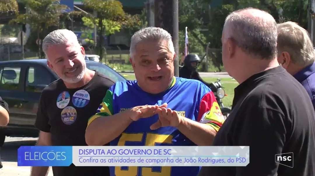 João Rodrigues fez agenda de campanha em Joinville nesta quarta-feira, visitando o Hospital Municipal São José e cumpri…