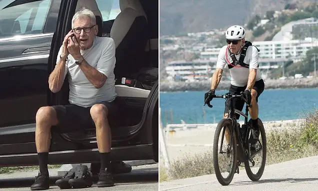 Harrison Ford, com 84 anos, foi visto pedalando na costa da Califórnia um dia depois de sair vazio do Emmy. A persistên…