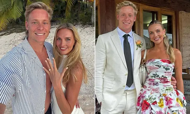Steffie Waters deletou a foto de noivado com Isaac Heeney, no meio da controvérsia do hotel Sydney Swans. É um sinal de…