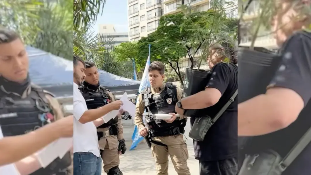 Dário 4e20, candidato em Belo Horizonte, apareceu em ato de campanha com um pé de maconha. A intervenção da PM acontece…