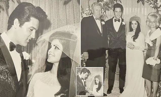 Fotos privadas de Elvis e Priscilla Presley, incluindo imagens íntimas do casamento deles em Las Vegas em 1967, estão s…