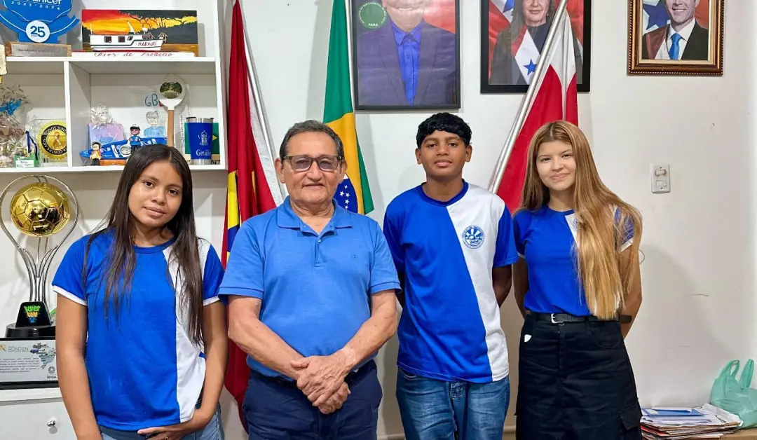 Alunos de São Sebastião da Boa Vista, do Marajó, garantiram o primeiro lugar entre escolas públicas do Pará na Olimpíad…