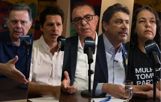 Candidatos ao Governo de Goiás têm agendas cheias em Goiânia nesta quinta, com debates e entrevistas marcados para o pe…