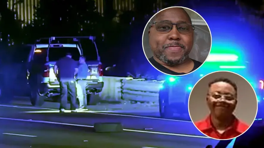 Birmingham, Alabama, EUA. Pai e filho morreram atropelados na Interstate 65 North enquanto tentavam remover uma roda so…