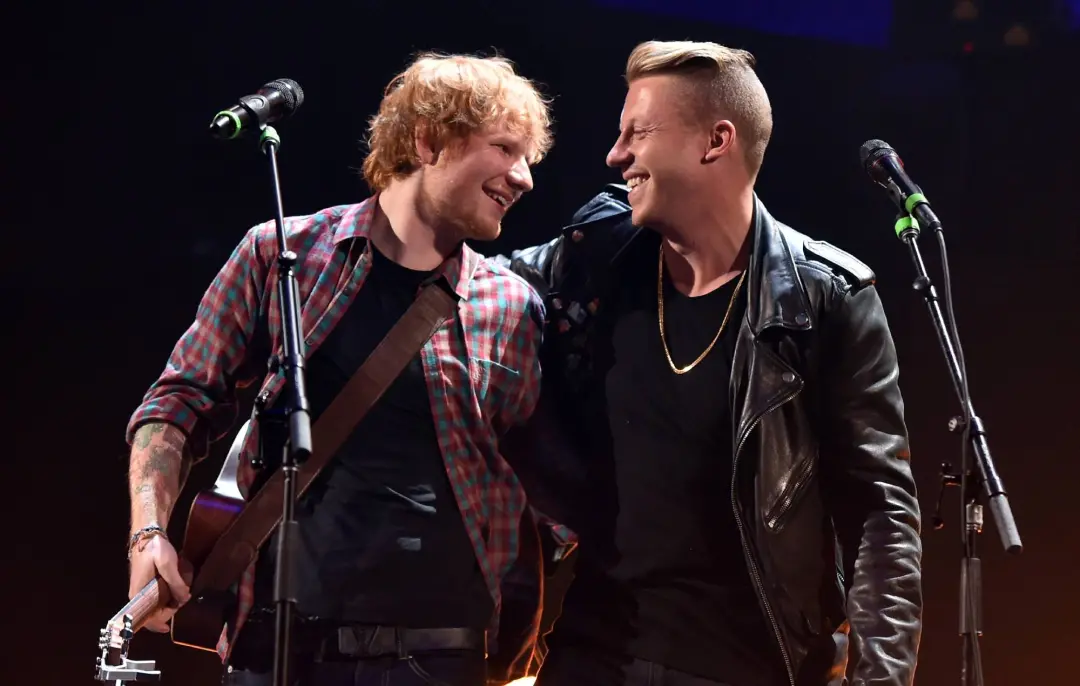 Ed Sheeran perdeu mais de 200 mil seguidores no Instagram após o atrito com Macklemore por conta da fala dele sobre Pal…
