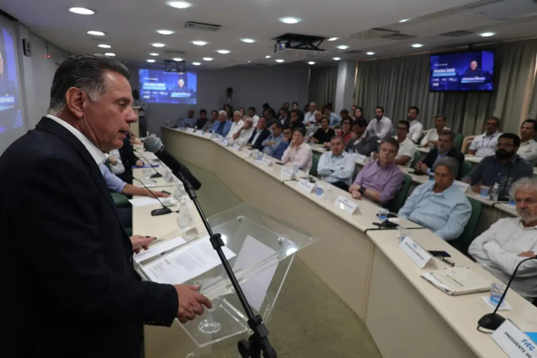 Marconi defende manutenção de incentivos fiscais para evitar saída de indústrias de Goiás, após o fim previsto desses b…