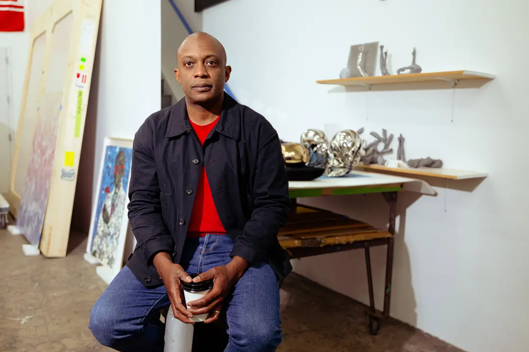 Hank Willis Thomas, artista, aparece na foto Makeda Sandford do Washington Post. A arte sempre me fez pensar sobre as c…