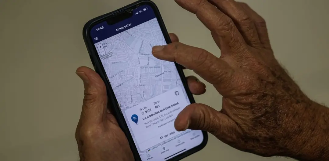 As orientações eleitorais começaram a ser enviadas pelo aplicativo e-Título duas semanas antes do primeiro turno de 202…