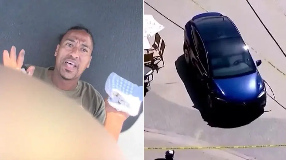 San Diego. Um homem suspeito roubado um Tesla e dirigiu por uma passarela de pedestres, atingindo uma mulher e causando…