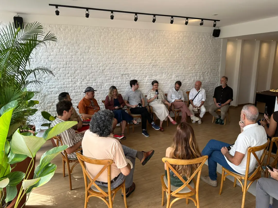 Roda de Conversa sobre Políticas para o Setor Artístico aconteceu na Galeria Aberta Elysium Sociedade Cultural em Goiân…