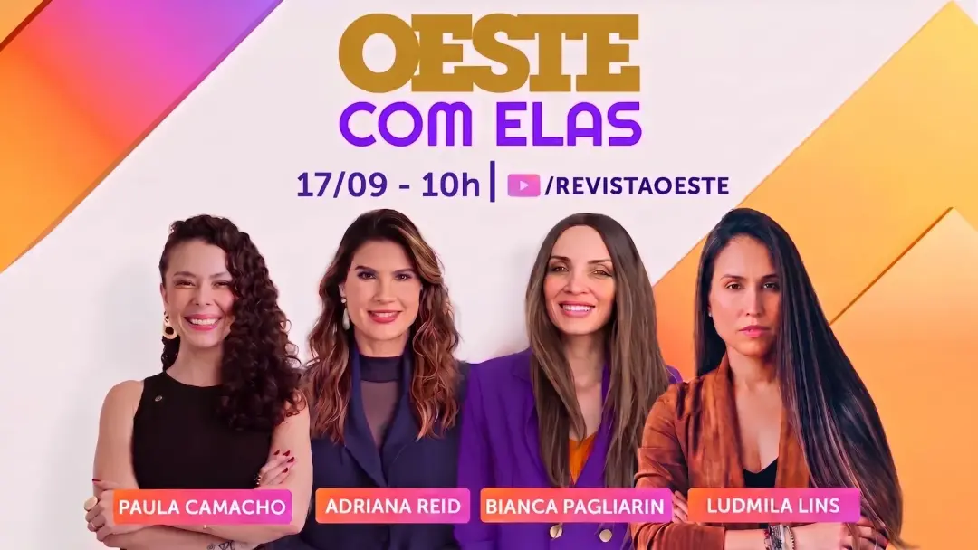O Oeste com Elas vai mostrar fatos do Brasil e do mundo de segunda a sexta, das 10h às 12h, com Adriana Reid, Paula Cam…