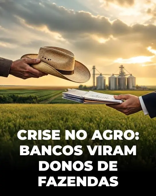 Bancos viraram donos de fazendas por conta da crise no agro. Essa concentração de terra mostra a fragilidade da autonom…