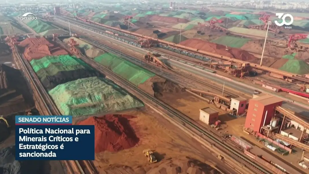 Política Nacional de Minerais Críticos e Estratégicos sancionada, prevendo até R$ 7 bilhões em incentivos para o setor.…