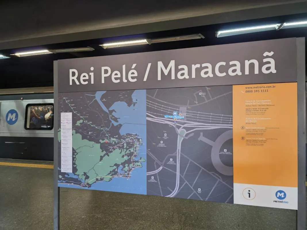 MetrôRio estende o embarque por uma hora nas estações Maracanã e São Cristóvão nesta quinta-feira, para atender público…