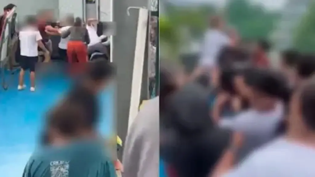 Taquara, Rio de Janeiro. Professor de Educação Física foi agredido por alunos após marcar uma falta em um torneio escol…