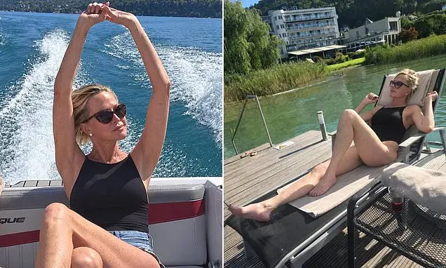 Melanie Griffith, 69 anos, postou fotos em um resort de saúde de luxo em Áustria. É legal ver que mesmo com a idade, te…