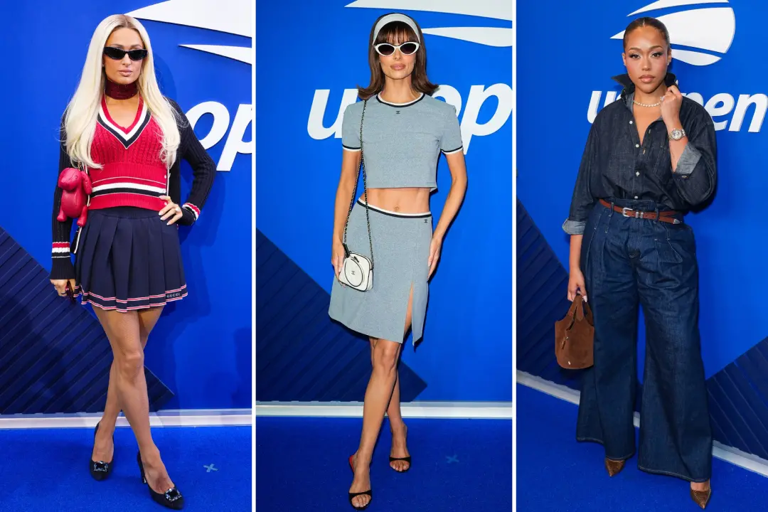 No US Open 2026, Paris Hilton e Maura Higgins mostraram muito estilo em Queens. Achei interessante como a moda se torna…