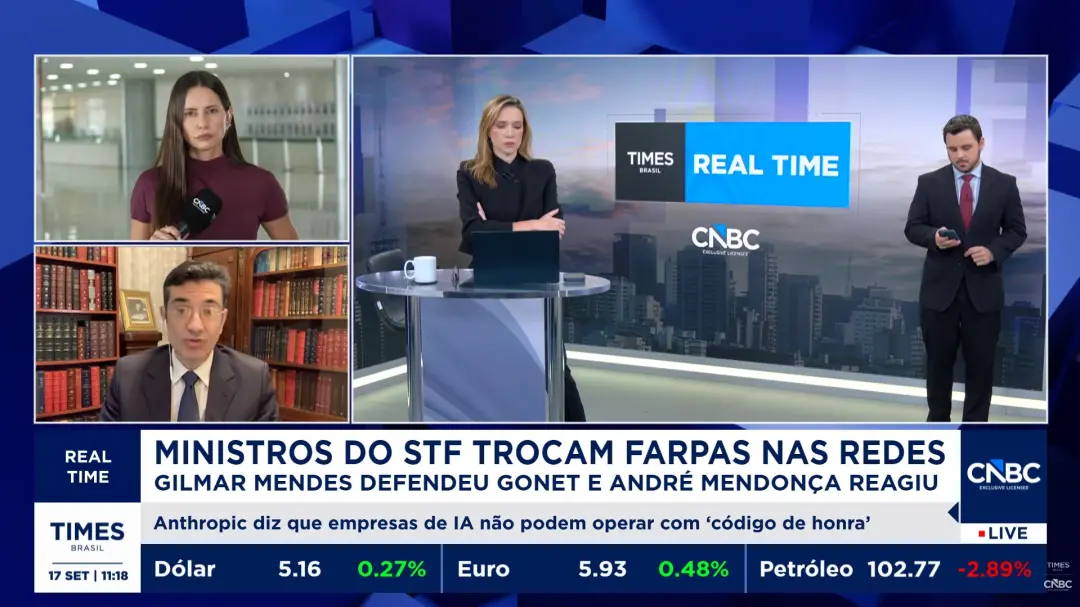 Professor da UFF apontou desgaste na Corte por exposição de divergências entre ministros do STF. Confrontos públicos no…