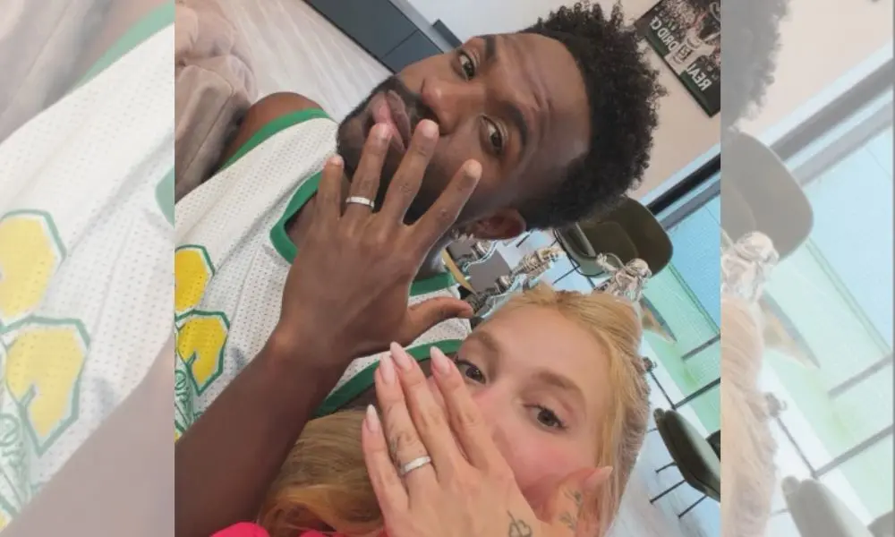 Virginia e Vinícius Júnior mostraram as alianças no Instagram. É legal ver o casal celebrando, porque a gente valoriza …