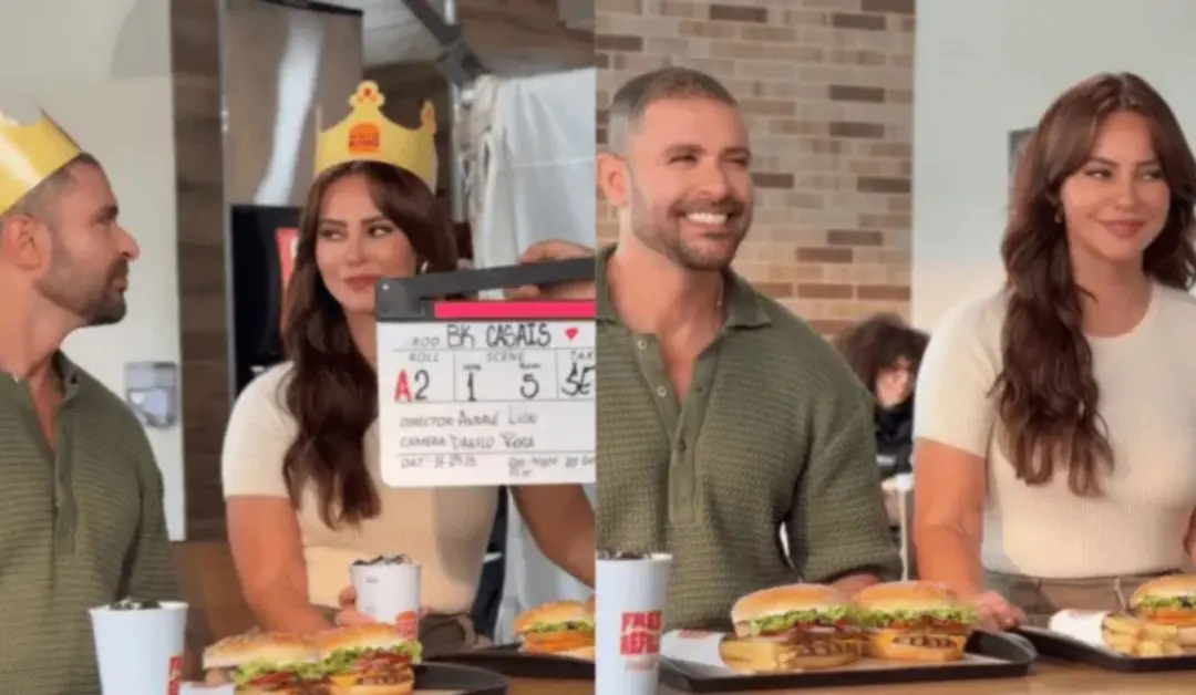 Paola Oliveira e Diogo Nogueira apareceram juntos em campanha do Burger King. A atriz disse que era trabalho com ex e o…