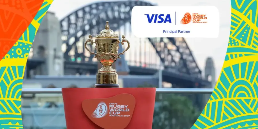 Visa assume o patrocínio principal das Copas do Mundo de Rugby de 2027 e 2029 na Austrália. A Visa substitui a Masterca…
