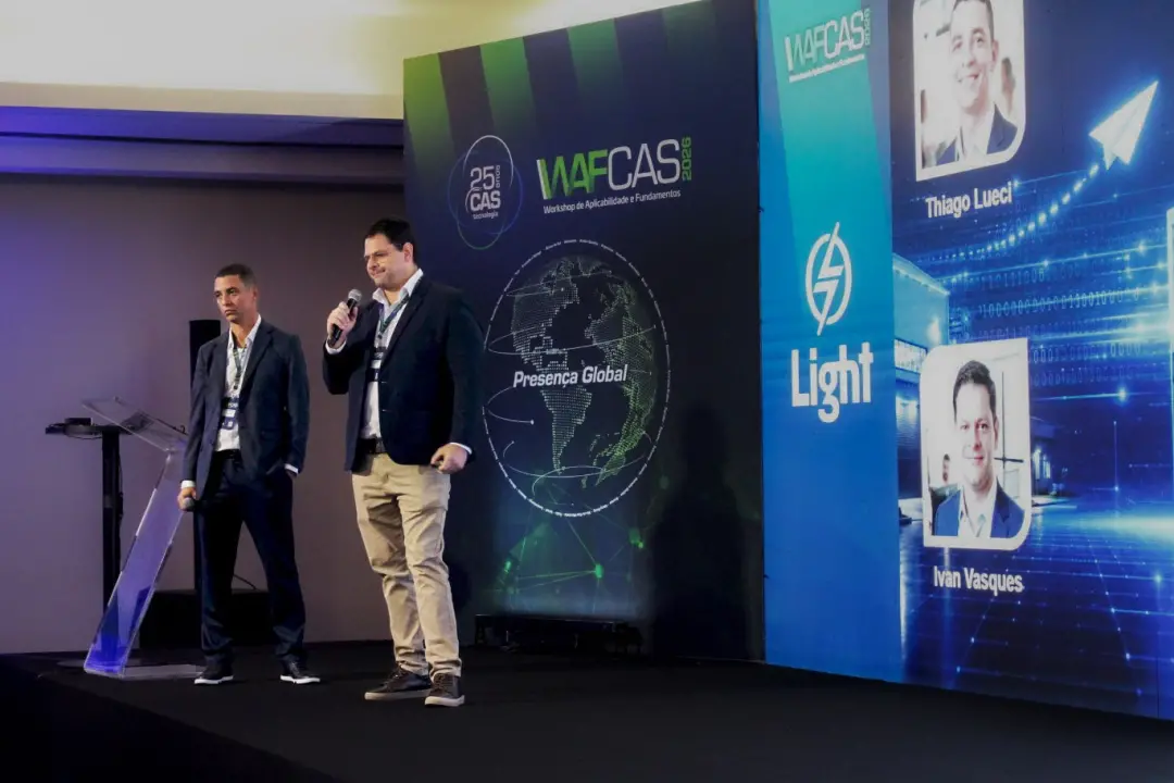 Light e CAS mostraram em São Paulo iniciativas de automação da coleta de dados e uso de telemetria Wi-Fi no WAF 2026. A…