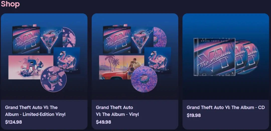 34 faixas no The Album de GTA 6, com edições em vinil e CD, chega em 19 de novembro. É um universo de sons para acompan…