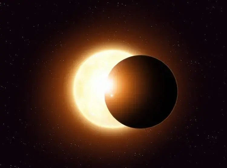 Eclipse total com mais de 6 minutos de duração em 2 de agosto de 2027. Fenômeno que vai cobrir o Sol completamente em p…