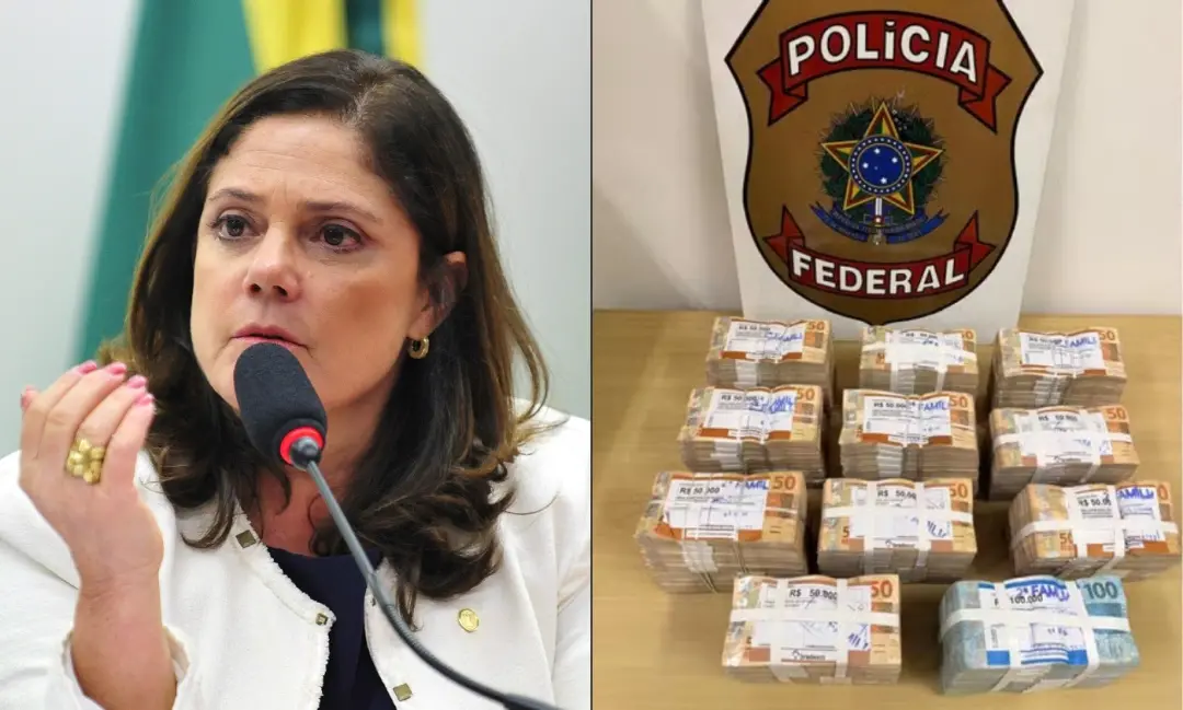 R$ 600 mil em espécie foram apreendidos na última segunda em Niterói, na posse de Priscila Santos, filha da deputada So…