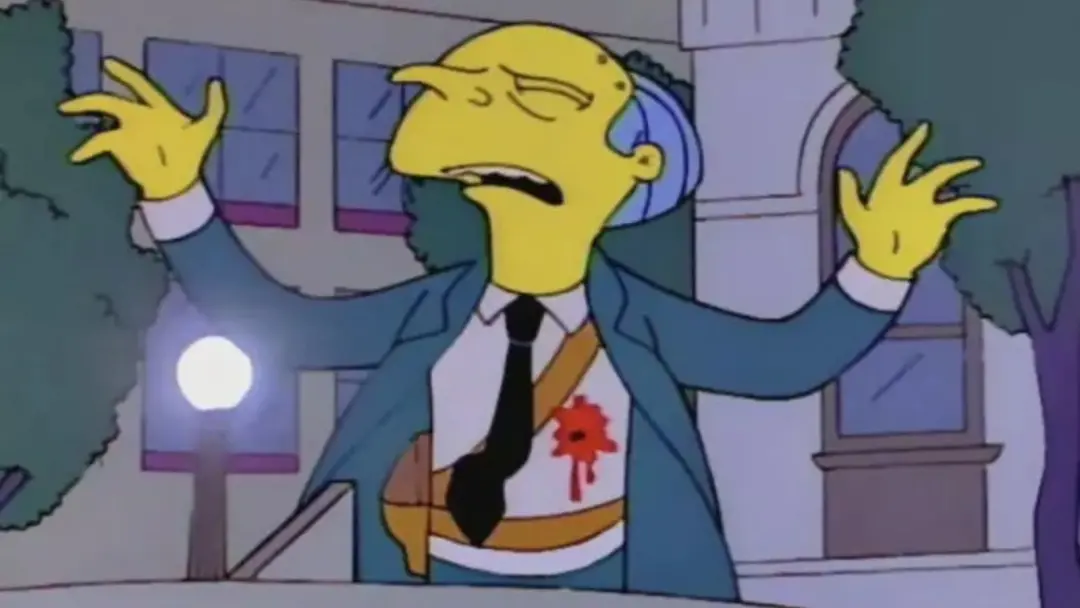 Maggie Simpson atirou em Mr Burns na série, um mistério de 31 anos depois. A resposta veio com a bebê atirando acidenta…