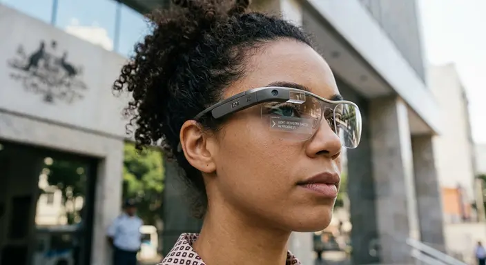 Austrália avalia proibir óculos inteligentes em prédios federais por preocupações com privacidade e segurança. É um pas…