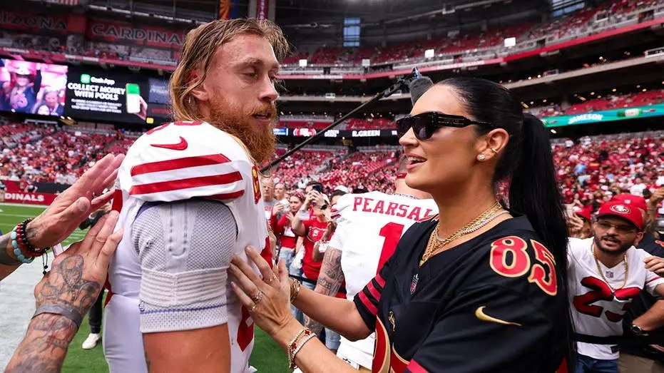 George Kittle instalou um mastro de bandeira americano de 50 pés na propriedade dele em Tennessee, um investimento depo…